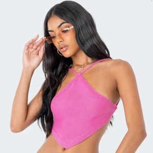 Edikted: Harlow Knitted Open-Back Top